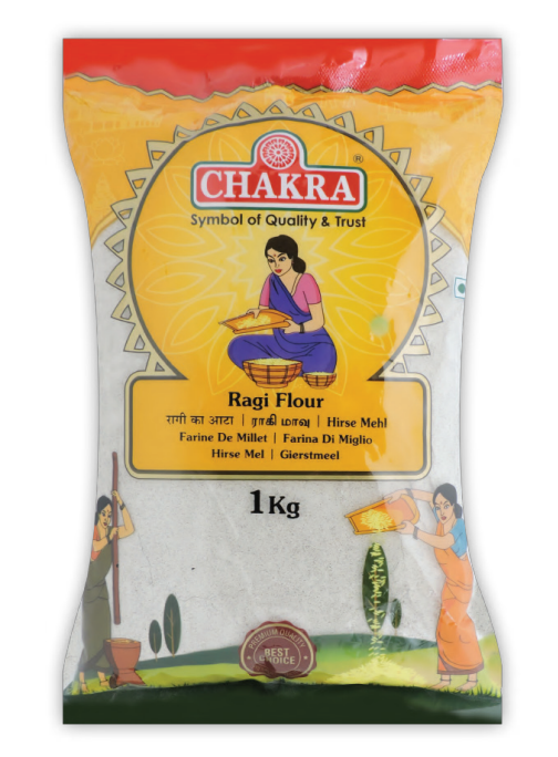 CHAKRA Ragi Flour 1kg x 12