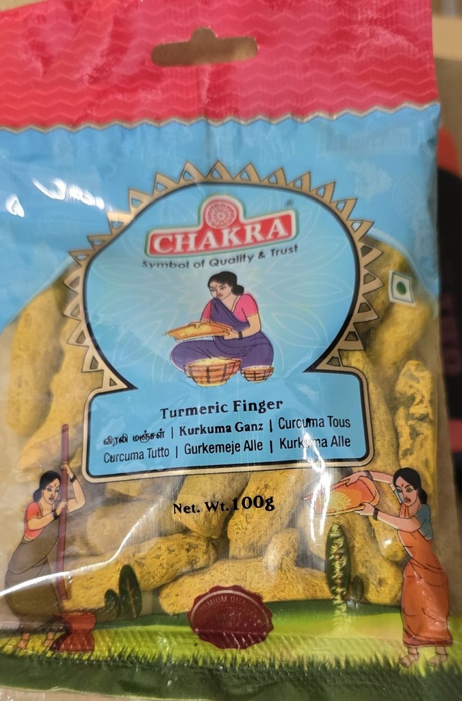 CHAKRA Turmeric Finger 100gms x 24