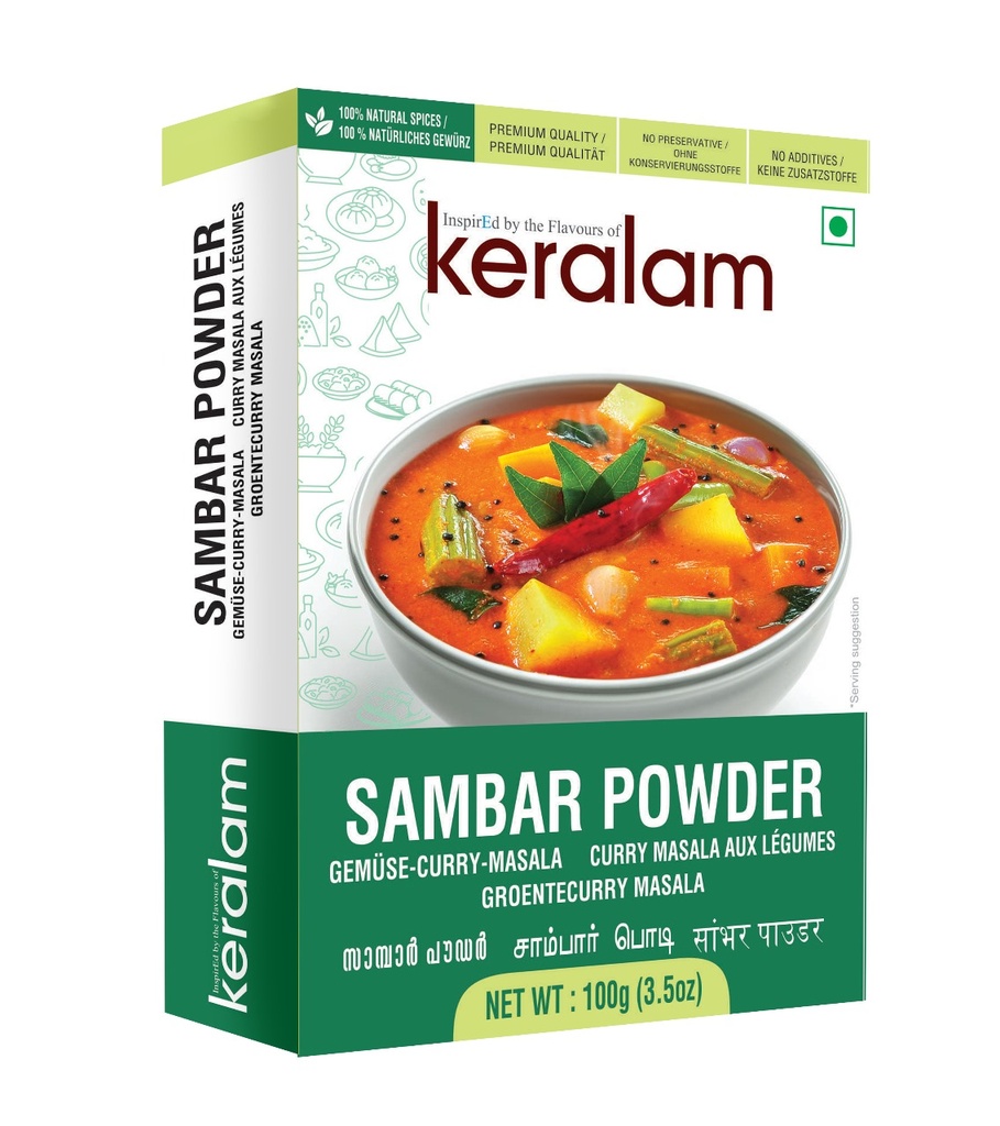 KERALAM Sambar Powder 100gms x 20