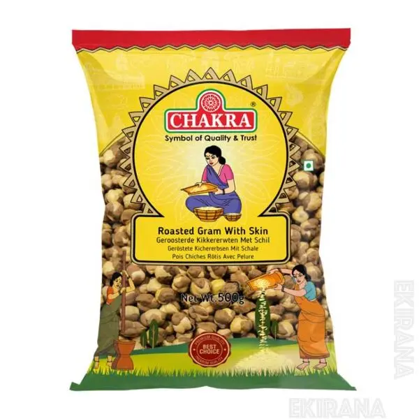 CHAKRA Roasted Daria Gram with Skin 500gms x 24