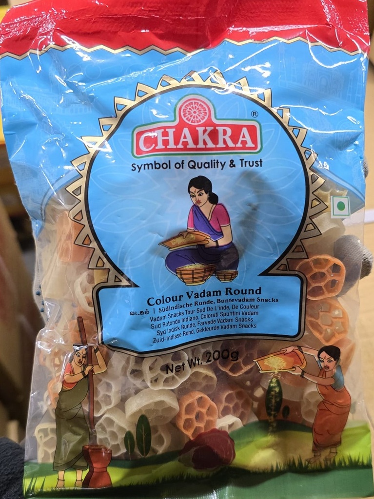 CHAKRA Colour Vadam Round 200gms x 25
