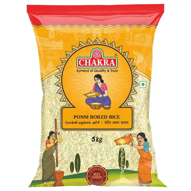 CHAKRA Ponni Boiled Rice 5 kg x4
