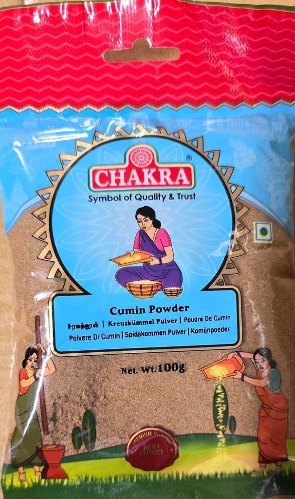 CHAKRA Cumin Powder (Jeera) 100gms x24