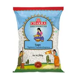 CHAKRA Sago / Tapioca Balls 200gms x12