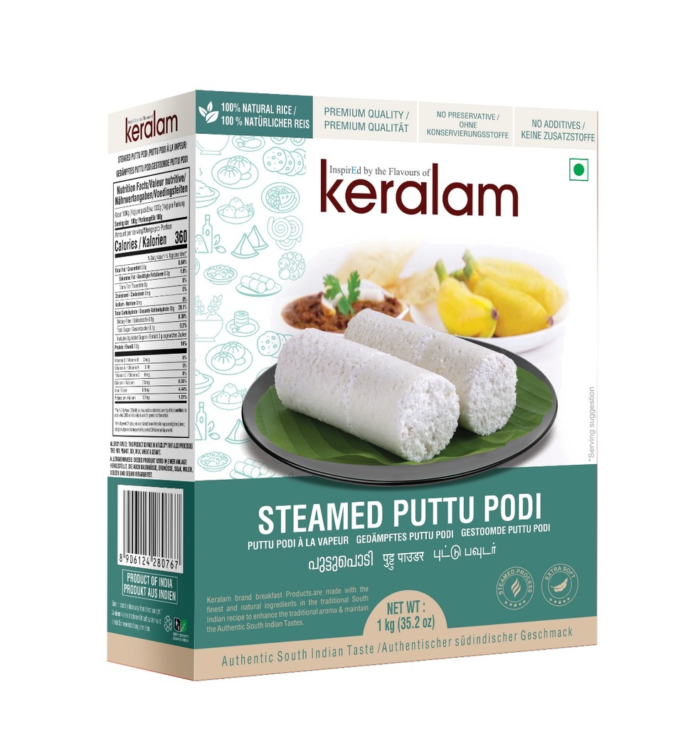 KERALAM Steamed Puttu Podi  1 Kg x15