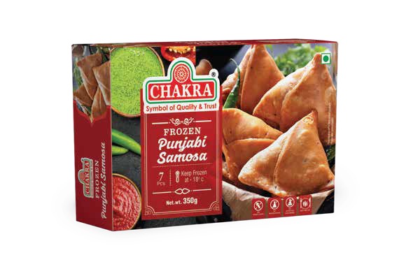 CHAKRA Punjabi Samosa 8stk, 600gms x 12