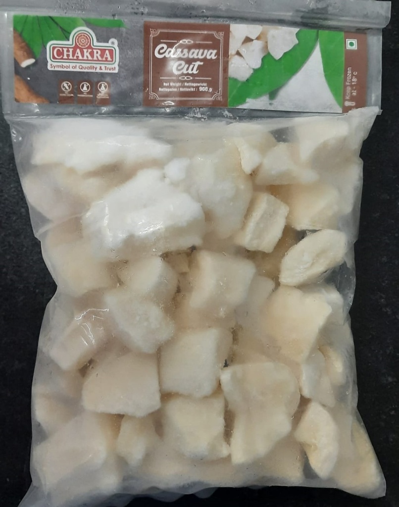 CHAKRA Tapioca Cut (Cassava) 908gms x 18