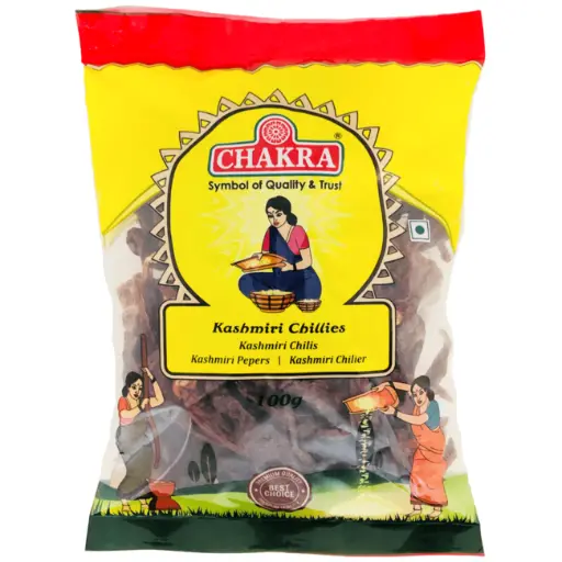 CHAKRA Kashmiri Chillies Whole 100gms x 50