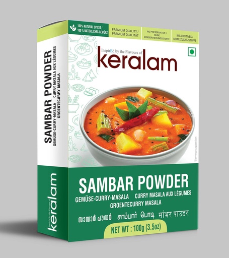 KERALAM Sambar Powder 100gms x 20