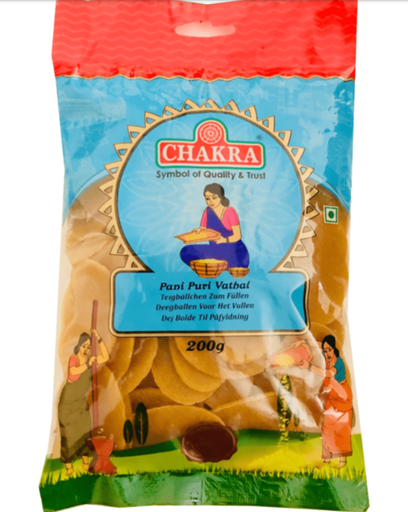 CHAKRA Pani Puri Chips 200gms x 25