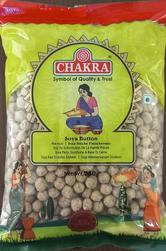 CHAKRA Soya Button 200gms x 30