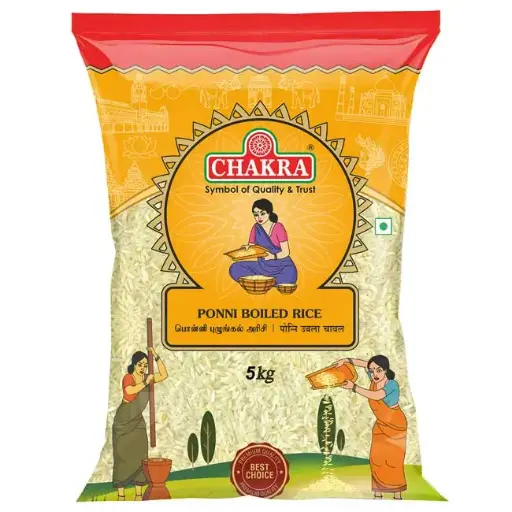 CHAKRA Ponni Boiled Rice 5 kg x4