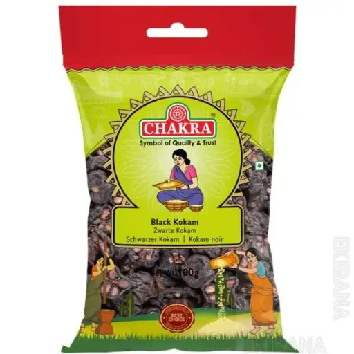 CHAKRA Black Kokum(malabar tamarind) 100gms x25