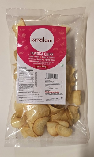 KERALAM Tapioca Salt Chips 150gms x 25 