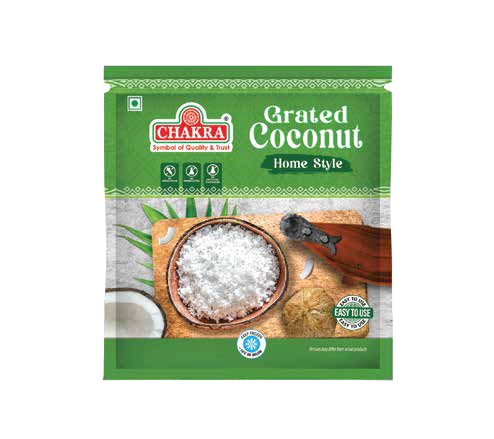 CHAKRA Grated Coconut 400gms x 24