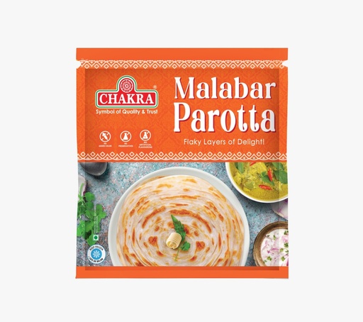 CHAKRA Restaurant Porotta 10 stk, 1Kg x12 