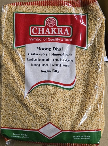 CHAKRA Moong Dhall 2 kg x 6
