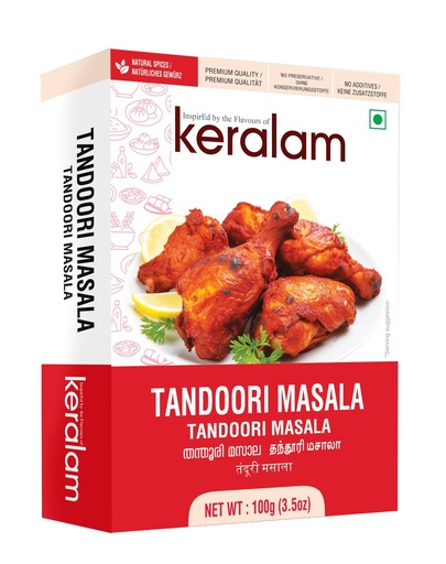 KERALAM Tandhoori Masala 100gms x 20   